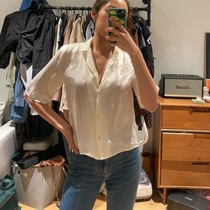 Silky summer shirt from Aritzia